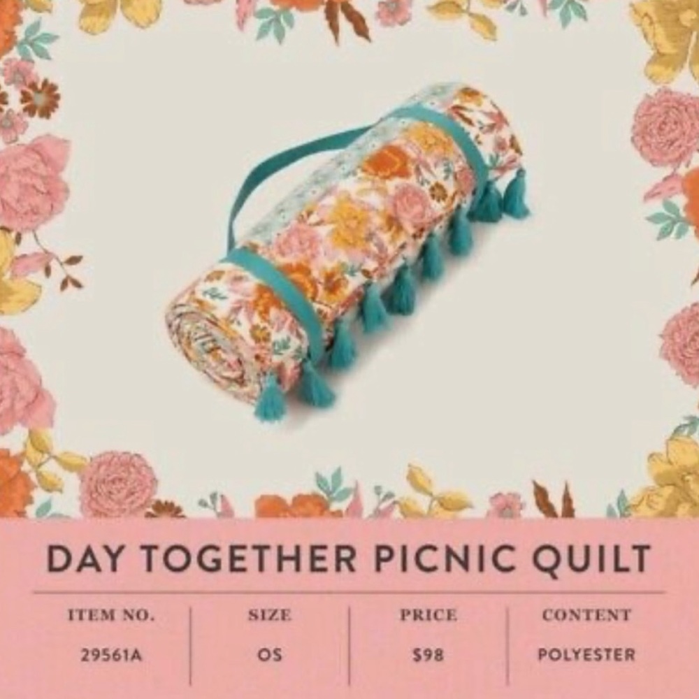 Matilda Jane Day Together Picnic Quilt - Picture 2 of 6